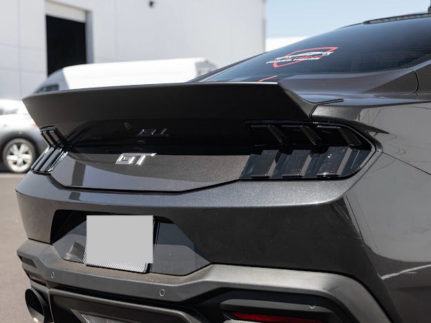 2024-UP FORD MUSTANG S650 | SMOKE TINTED REAR TAIL LIGHT TRIM BEZEL COVER